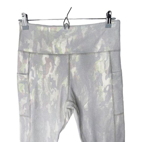 ZYIA Silver Camo Pocket Capri Legging  - Picture 2 of 7